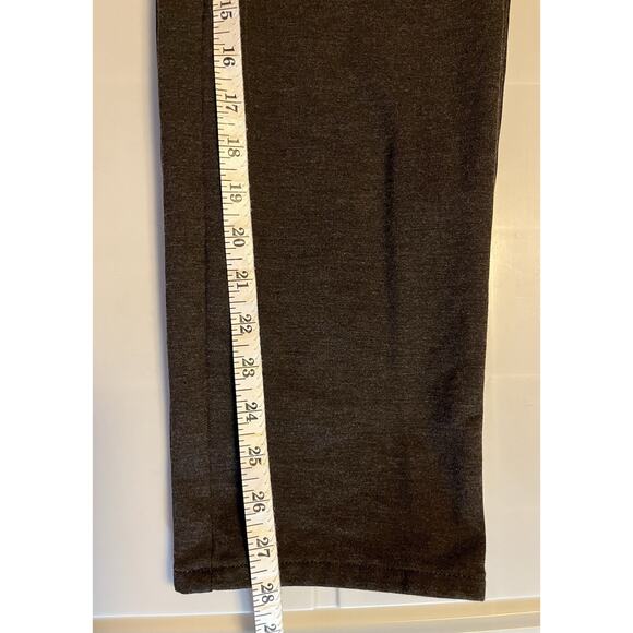 J. Jill Ponte Slim Leg Pant Women’s Medium Gray Mid-Rise Pull-On Stretch Knit - Picture 10 of 10